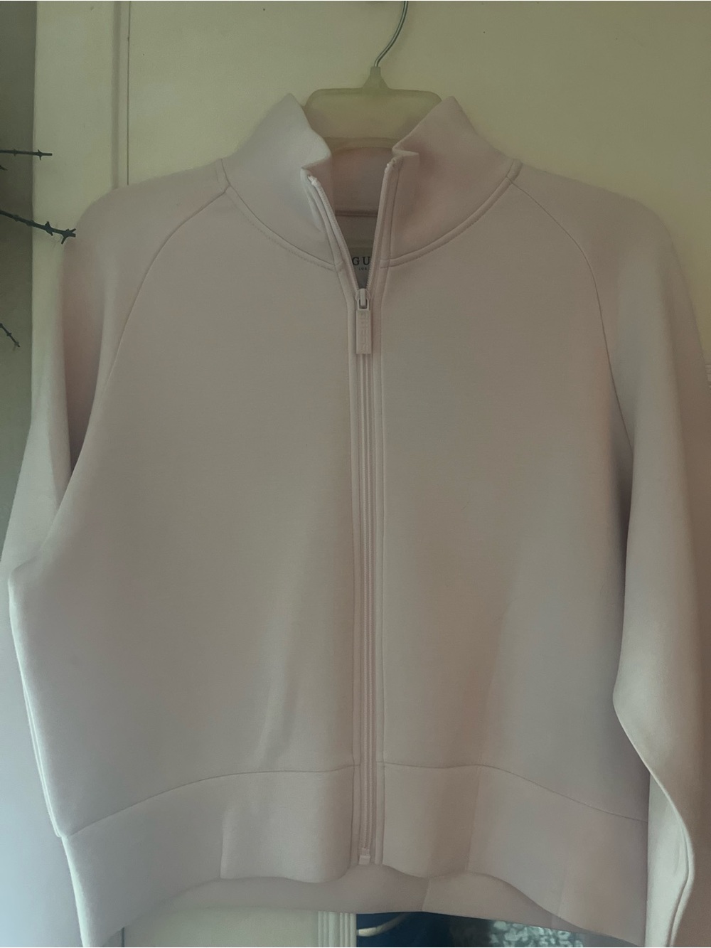 Guess Light Pink Bomber Zip-Up Jacket